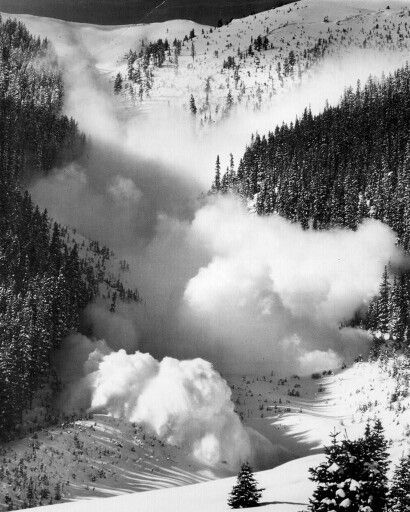 Avalancha en camino