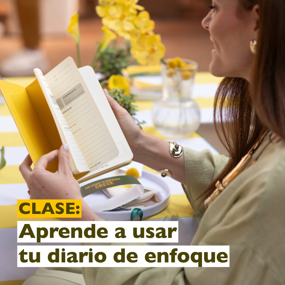 Clase exclusiva para aprender a usar El Arte de Enfocarte: diario de enfoque