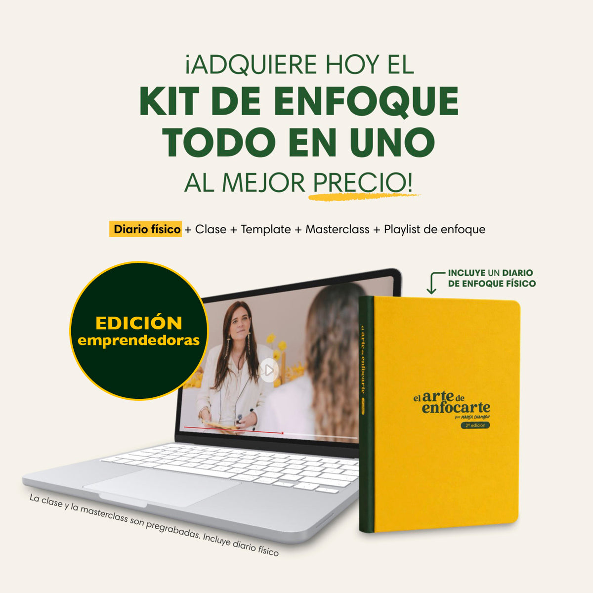 Kit de enfoque todo en uno para emprendedoras